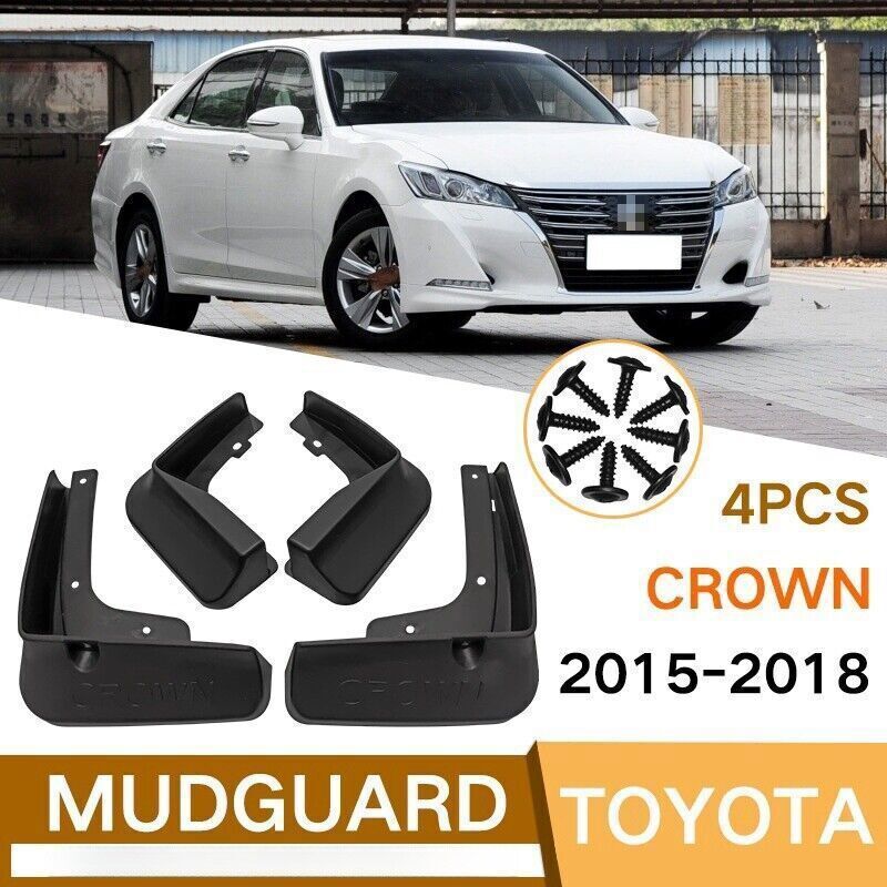 2015-2018 Toyota Crown Mud Flaps Splash Guards 4PCS Set