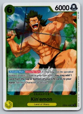 Kin'emon OP04-102 One Piece FOIL Card 