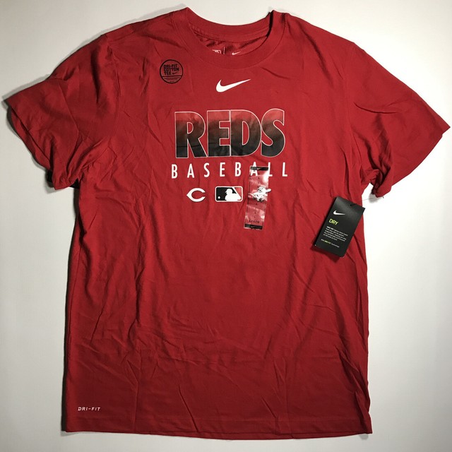 men's nike red dri fit t shirt