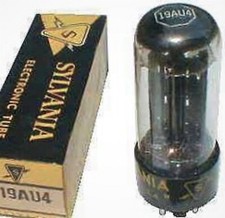 19AU4 GTA TUBE SYLVANIA NIB BOXED VINTAGE COMMERCIAL SURPLUS