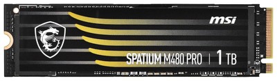 4711377105590 Dysk SSD MSI SPATIUM M480 Pro 1TB PCIe 4.0 NVMe M.2 2280 MSI