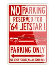 1964 Oldsmobile Starfire convertible Aluminum Parking Sign - 2 Sizes Made in USA