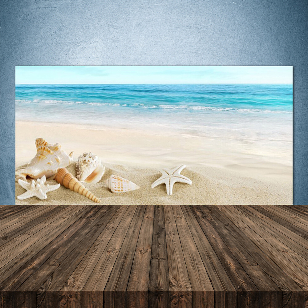 Crédence en verre paysage marin 140x70 pour une cuisine esprit bord de mer