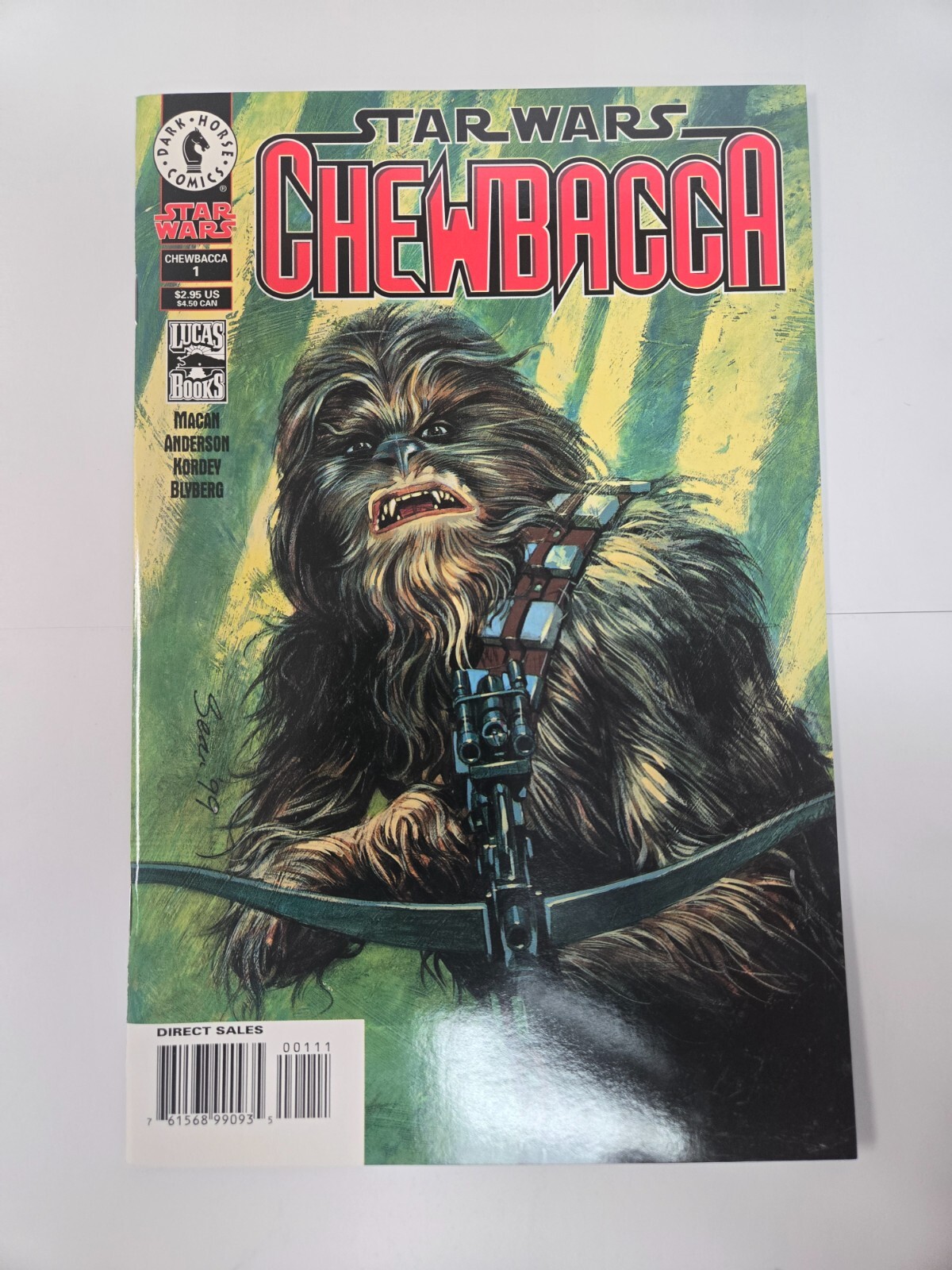 STAR WARS CHEWBACCA #1 OF 4 NEAR MINT DARK HORSE COMICS SEAN PHILLIPS 2000