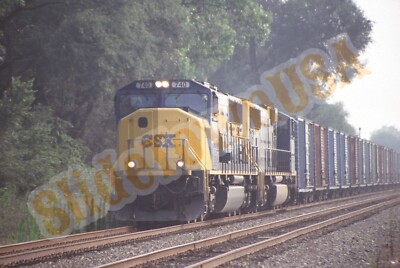 Vtg 2001 Train Slide 740 CSX Engine X2L124