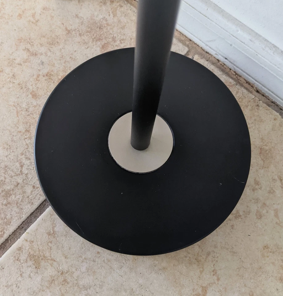 Lámpara de pie vintage Ikea Kvart cuello de cisne negra diseño Hagberg  Foto 4 de 4