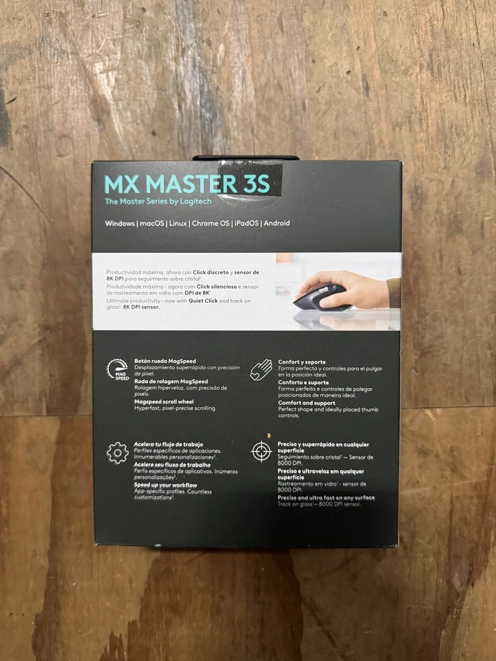 Logitech MX Master 3S Wireless Performance Mouse Black - image 3 of 3