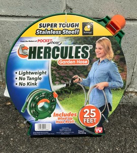 hercules stainless steel garden hose with reel