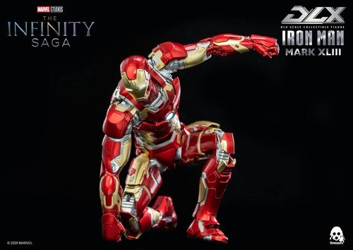 Infinity Saga Figura 1/12 DLX Iron Man Mark 43 16 cm THREEZERO 3Z0247 - Imagen 18 de 19