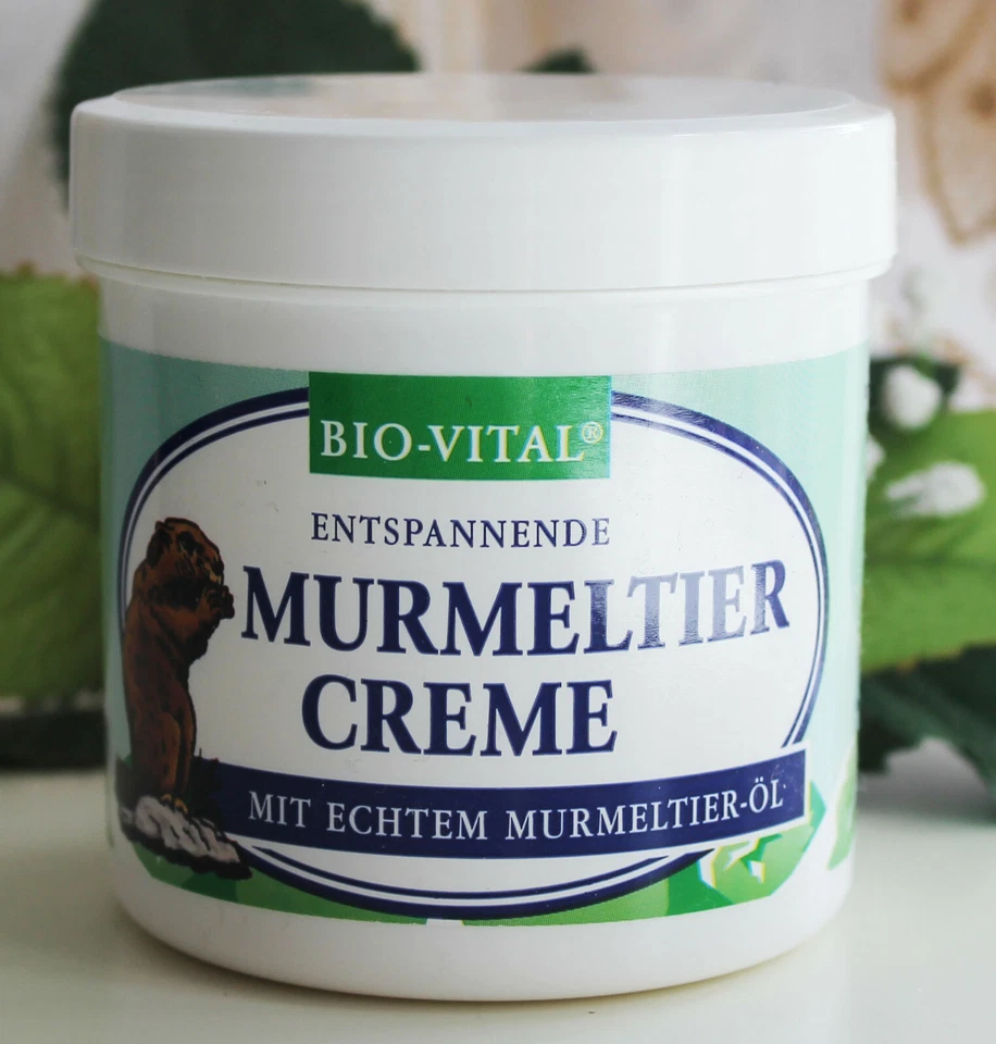BIO-VITAL KOSMETIK 250ml Bio-Vital Murmeltier Creme Balsam entspannende Massage Körper Creme