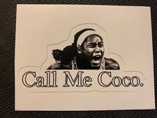 Call Me Coco Tennis Player Coco Gauff Sticker Decal 4" x 2" Free Shipping