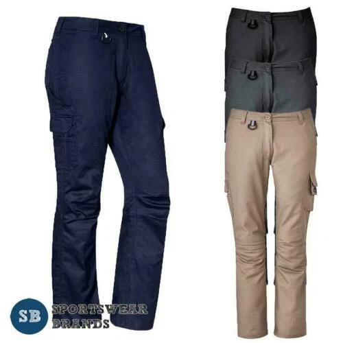 Cotton Cargo Stretch Pants for Women