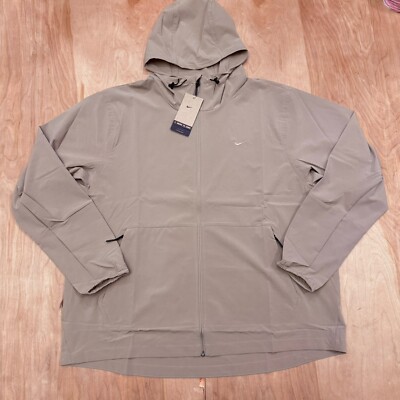 Nike Unlimited Water-Repellent Hooded Versatile Jacket Beige Size