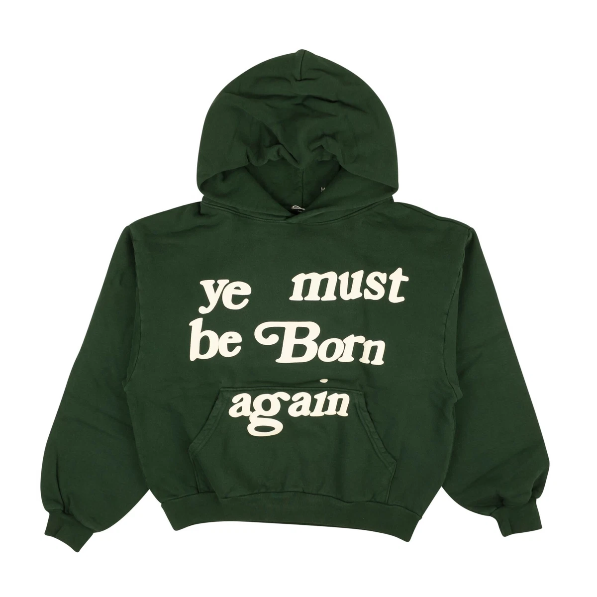 NEW CACTUS PLANT FLEA MARKET Green Ye Must Be Born Again Hoodie Size S 400