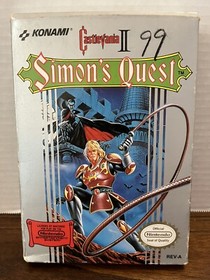Castlevania II 2 Simon's Quest Nintendo NES CIB completo