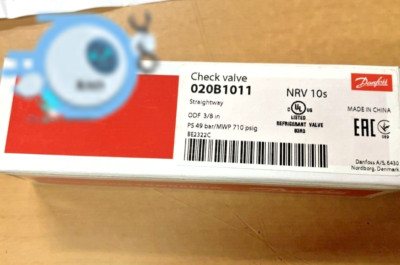 1PC- Danfoss 020B1011 Check valve, NRV 10s, Max.Working Pressure [bar]:49.0- NEW