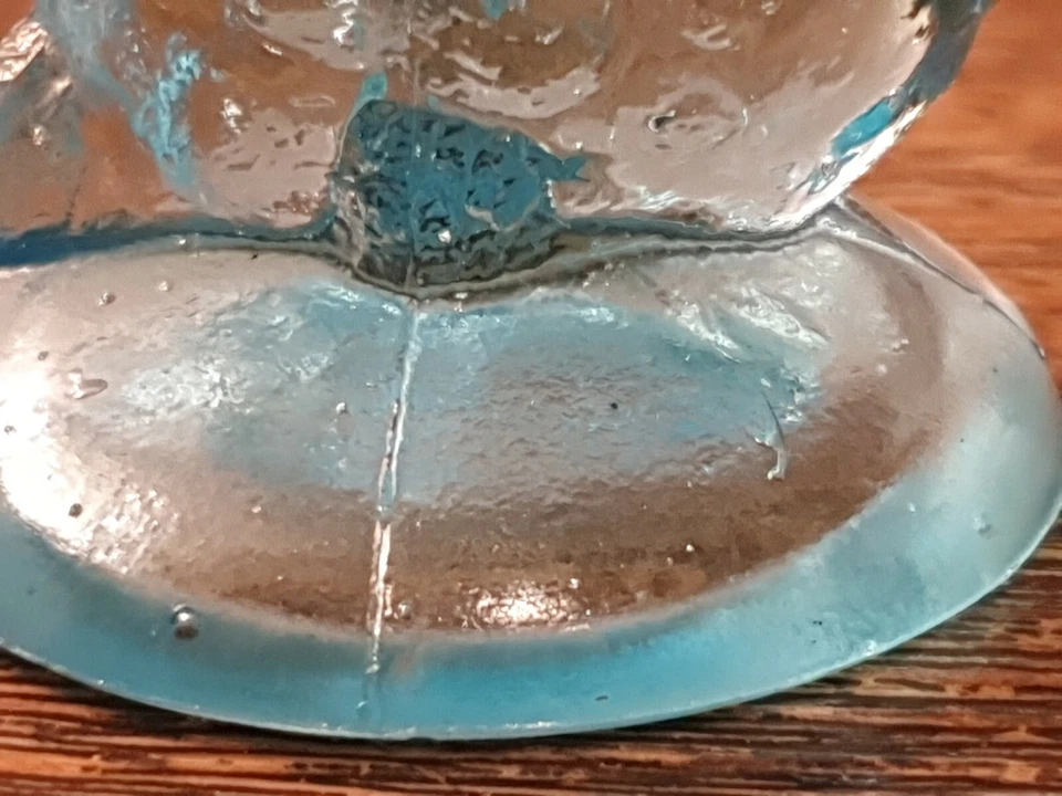 Eierbecher Antik aus Glas Geformt - Bild 2 von 4