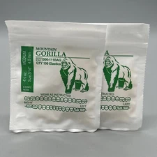 2 Mountain Gorilla (READ) American Orthodontics Dental Elastics Rubber Bands