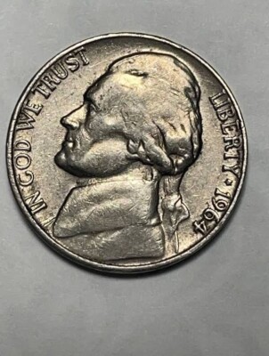 1964 D Mint, Double Die on D and Five Cents, Rare Nickel