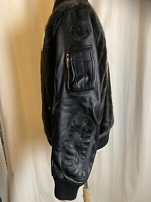 Bape Black Faux Fur Shark Ma-1 Leather Jacket XL | eBay Bape Black Faux Fur Shark Ma-1 Leather Jacket XL | eBay