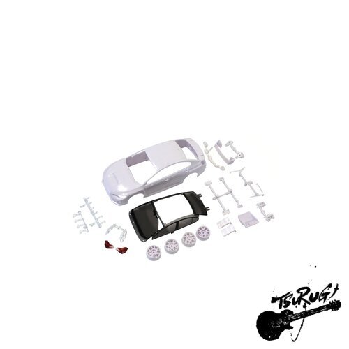 京商 Kyosho Subaru WRX STI White Body Set Unpainted with