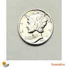 1944 P UNC GEM Mercury Dime-United States 90% Silver FULL LUSTER! Actual #44DB4