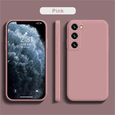 For Samsung Galaxy S23 S22 Ultra Plus Liquid Silicone Case Shockproof soft Cover