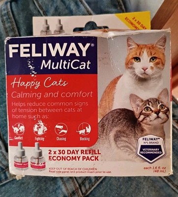 Feliway Multicat Diffuser refill, 48ml - 2 Pack