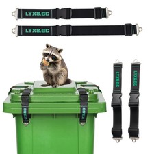 Trash Can Locks for Animals, Raccoon Bear Proof Trash Can Lock, Easy to Insta...