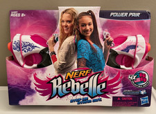 NERF Rebelle Power Pair Pack 2 Blasters 4 Darts 2013 - NEW