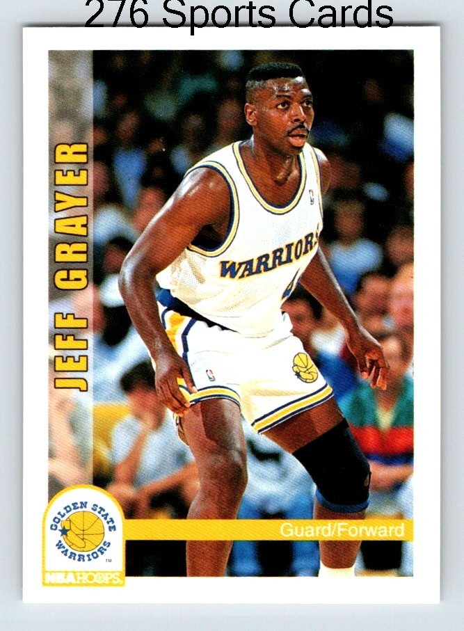 Jeff Grayer 1992-93 NBA Hoops #386 Golden State Warriors
