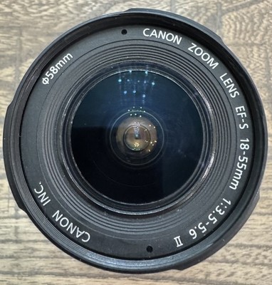 Canon EF-S 18-55mm f/3.5-5.6 II Zoom Lens for Canon EOS DSLR Cameras
