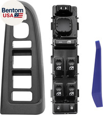 Master Power Window Switch Control Button  Bezel Compatible with 2003-2007 Chev