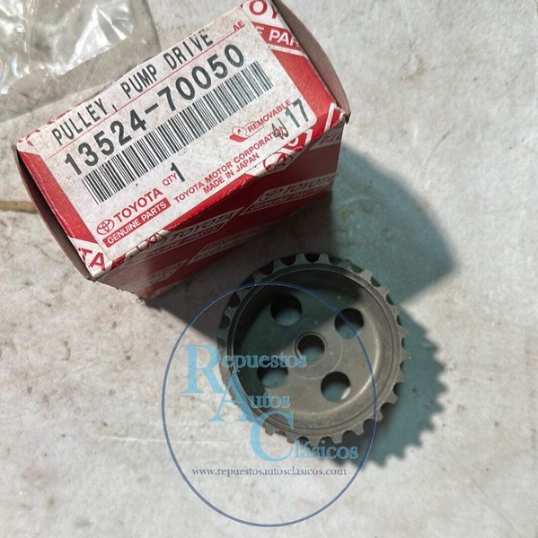 13524-70050 PULLEY, PUMP DRIVE SHAFT, toyota,