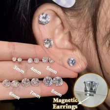 Brand New Magnetic Ear Cuffs Non Piercing Fake Earrings Free & Fast Delivery