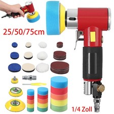 Mini Druckluft Exzenterschleifer 25mm/50mm/75mm Poliermaschine Auto Polierer Set