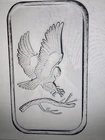 1 Oz Silvertowne Eagle Silver Bar In Capsule. 999
