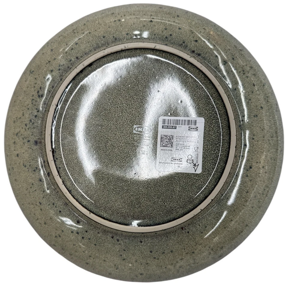 New IKEA GLADELIG Serving Bowl Beige-Green 30 cm (12 ") 305.995.87 - Image 2 of 4