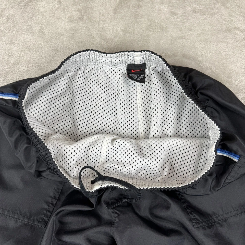 Pantalones de Pista Nike XL 16-18 Juveniles Forrados Negros Cortavientos Sueltos Patinador Y2K De Colección Foto 2 de 4