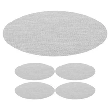 5 Pcs Ceiling Fan Light Cover Fabric Filter Drum Lamp Shade Diffuser