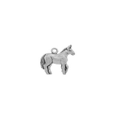Maultier Charm Sterlingsilber | Esel Bauernhof Tier Schmuck | Made in USA