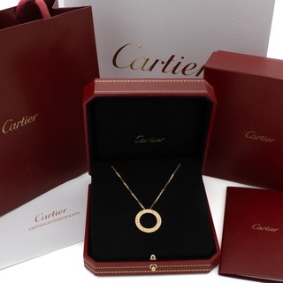 Cartier LOVE 18k Gelbgold 16 5" Anhänger Halskette mit Box & Papieren #J298434 1