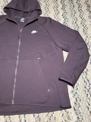 Original Nike Tech Full Zip Hoodie Deep Purple Plum 928483-659 NEW