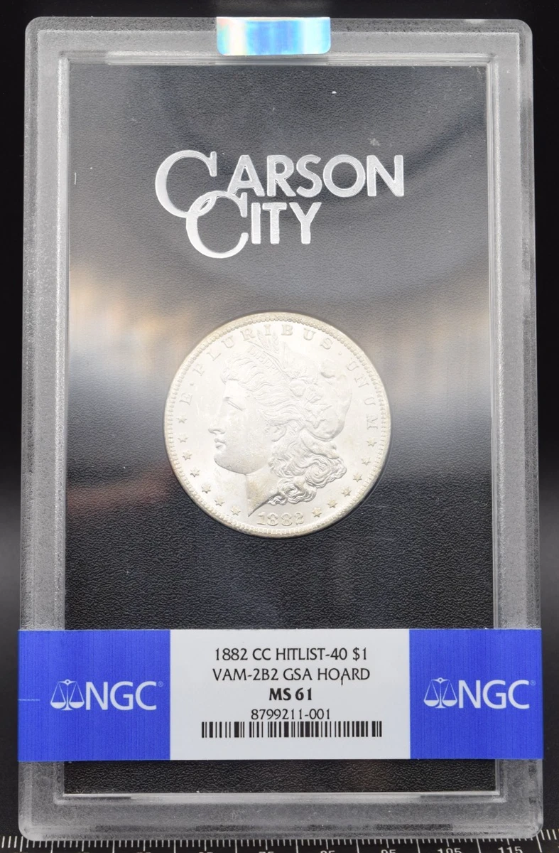 Carson City Silver 1882 Year Morgan US Dollars (1878-1921) for