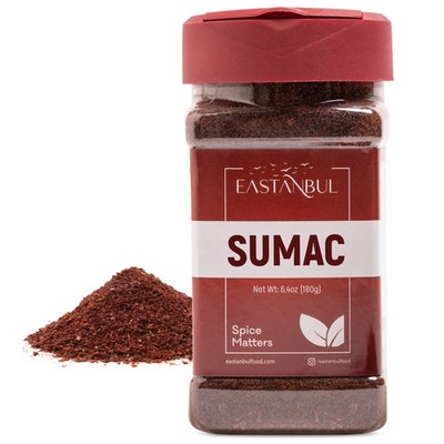 Sumac Spice, 6.4oz, Ground Sumac, Fresh Farm Turkish Spice Seasoning for Medi...