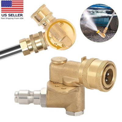 #ad #ad High Pressure Washer Nozzle Tips Wand Pivot Coupler Gun Power Spray Kit 4500 PSI $11.96