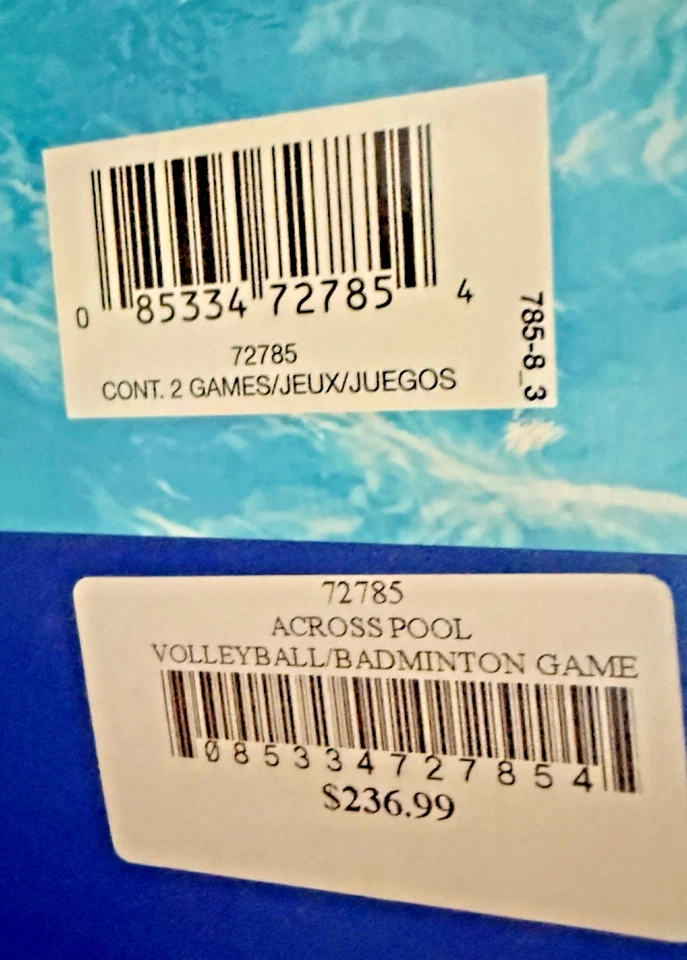全新 从未打开 POOLMASTER VOLLEYBALL / BADMINTON 比赛组合 727854 — 第 4/4 张图片