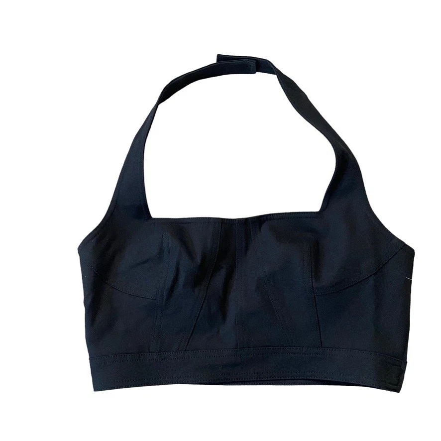 Nuevo sin etiquetas Corsé Derek Lam 10 Crosby Davina Bustier Top Negro Y2K - 6 Foto 2 de 4