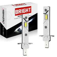 H1 6000k Super Bright White 12000lm Csp Led Headlight Bulb Kit High Low Beam Drl