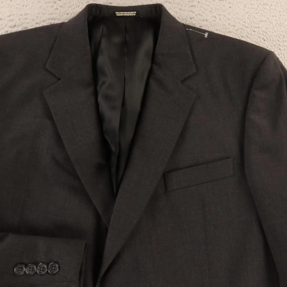 Blazer de Colección Hopsack para Hombres 46L Gris 100% Lana Chaqueta Abrigo Deportivo Clásico Foto 2 de 4